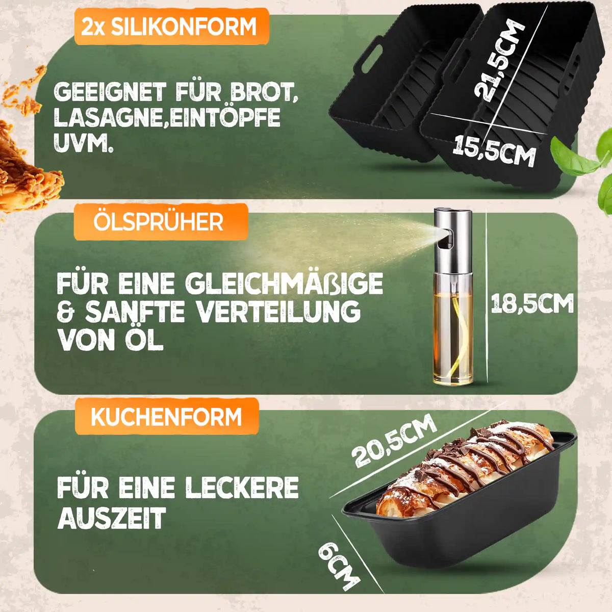 Ninja Heißluftfritteuse Zubehör Set XXL