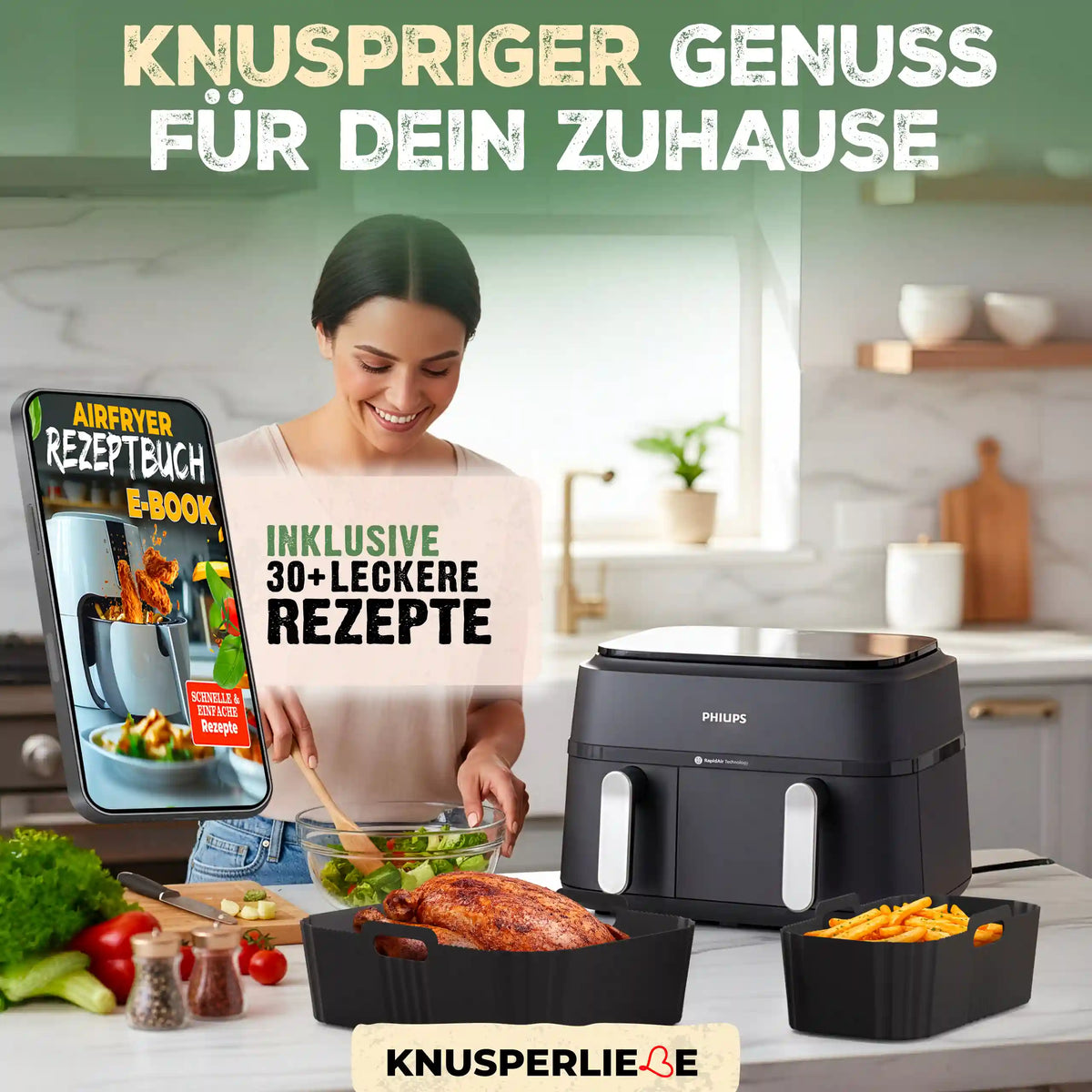 2er Set Philips Dual Basket