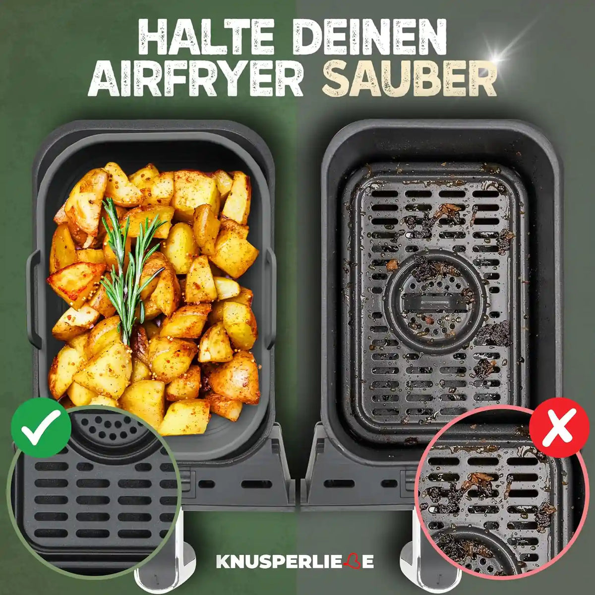 2er Set faltbare Silikonformen - Dual Zone