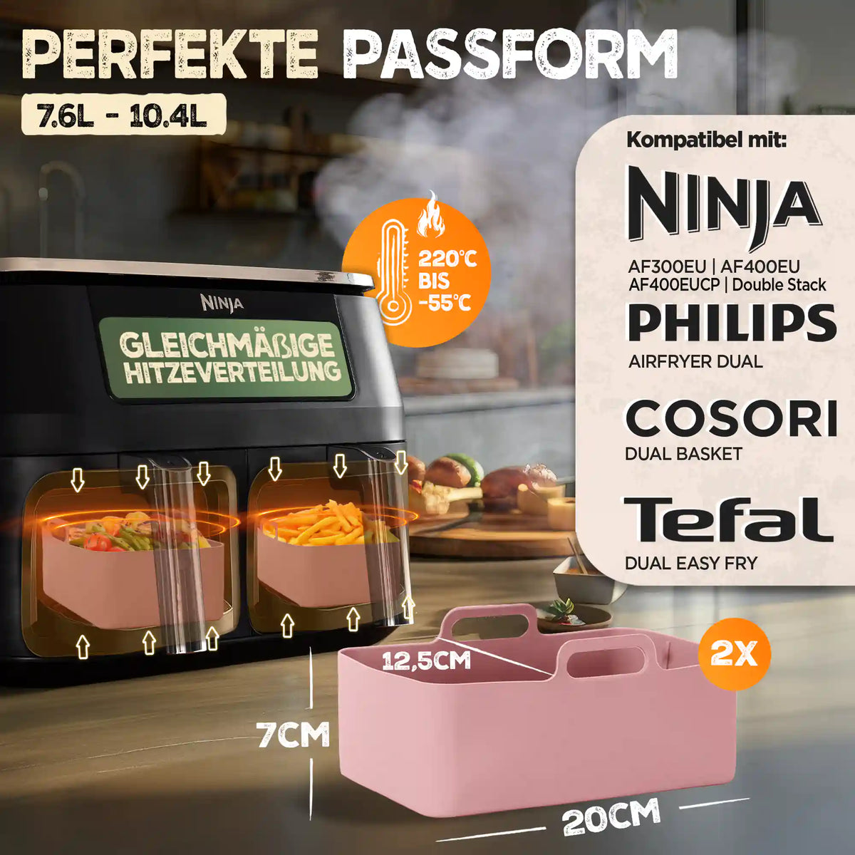 XL Zubehör-Set für Ninja Foodi 12tlg.