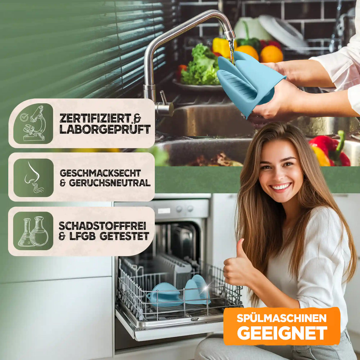 Ofenhandschuhe 2er Set