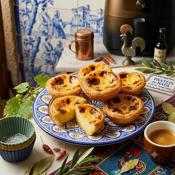 Pastéis de Nata aus dem Airfryer – Puddingtörtchen in 10 Min