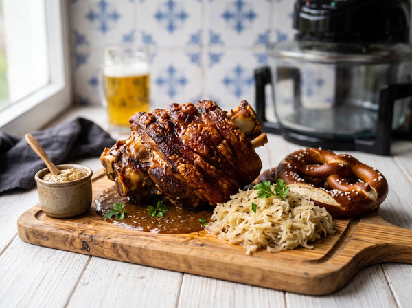 Knusprige Schweinshaxe aus dem Airfryer – Oktoberfest-Klassiker