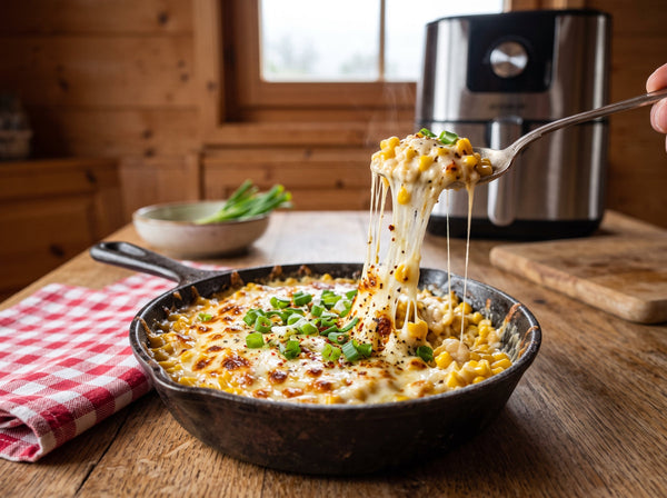 Korean Corn Cheese aus dem Airfryer – viraler K-Food-Hit