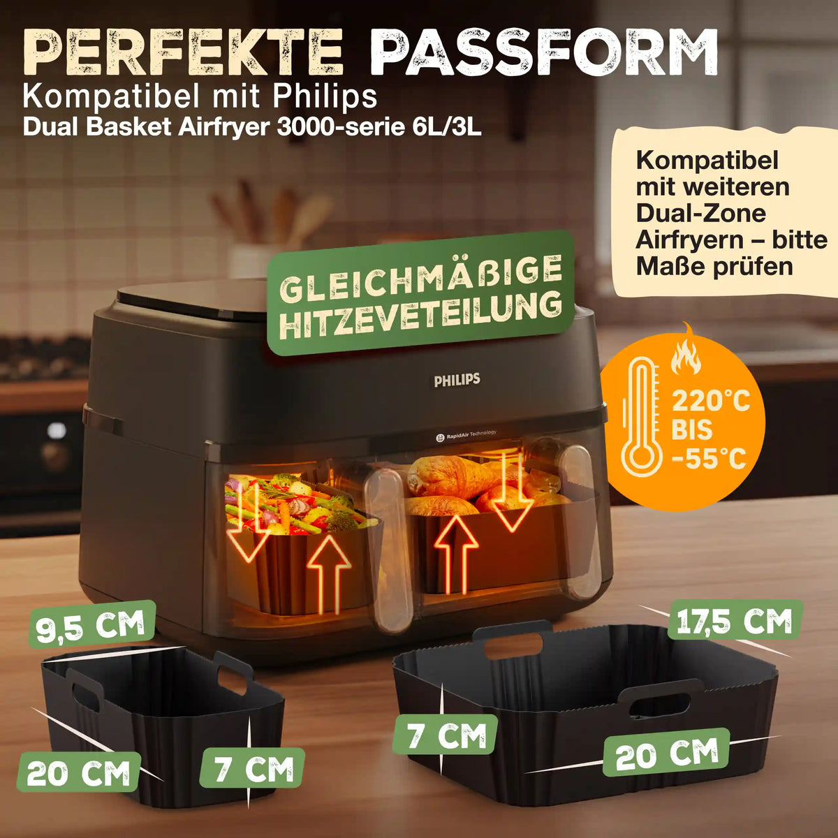 2er Set Philips Dual Basket