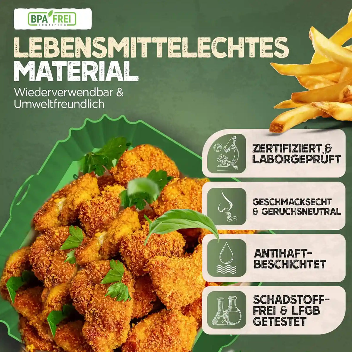 3er Set Silikonformen