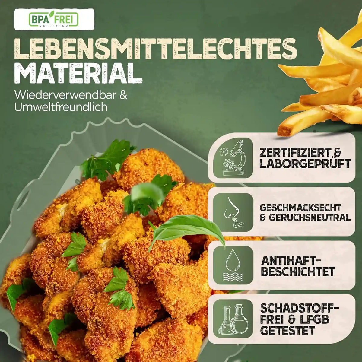 3er Set Silikonformen