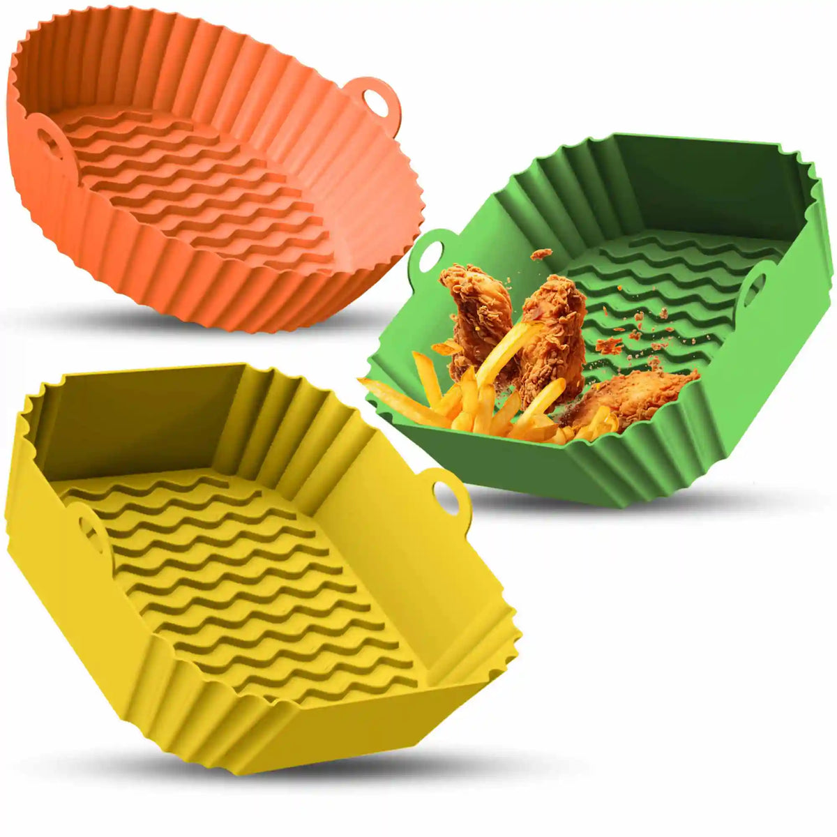 3er Set Silikonformen
