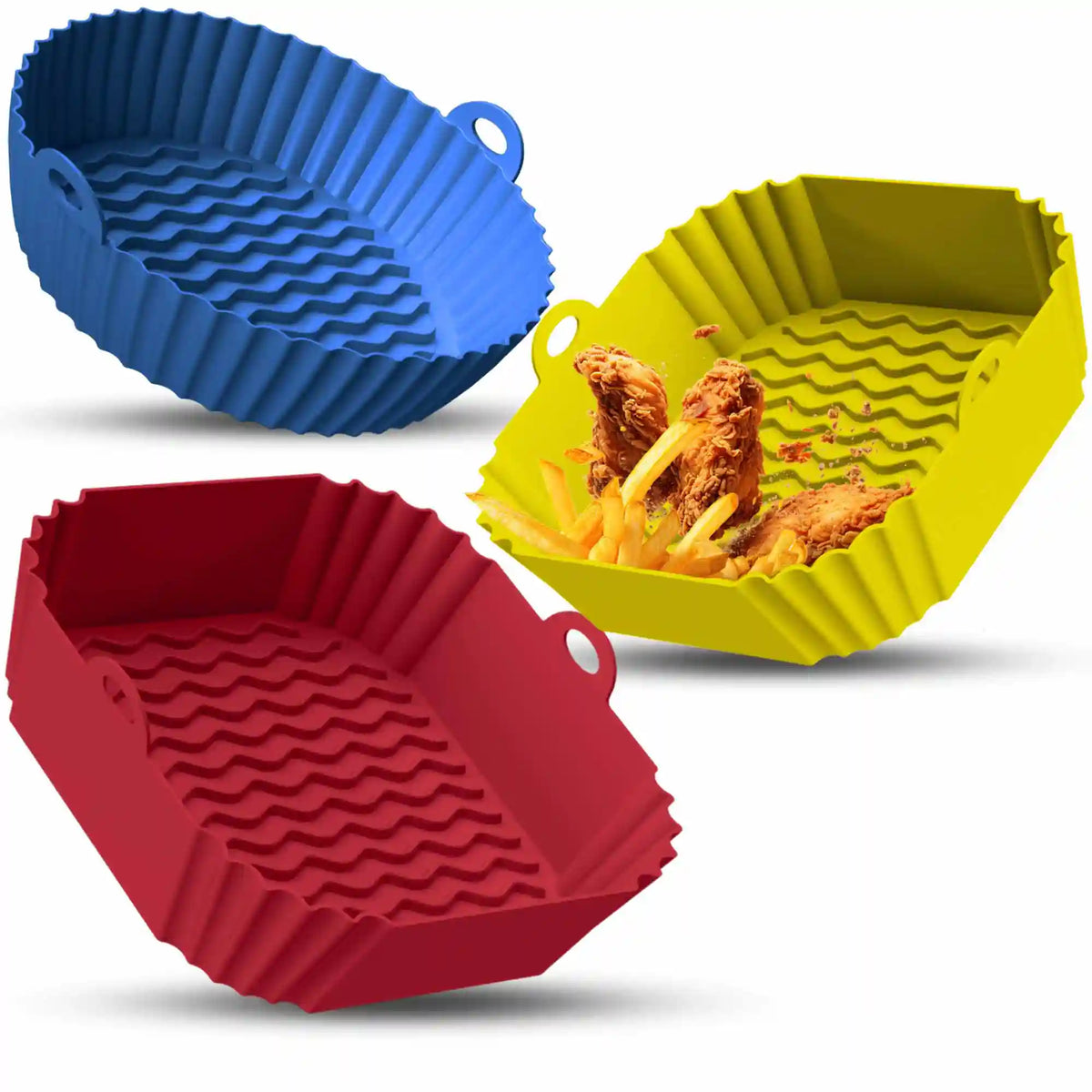 3er Set Silikonformen