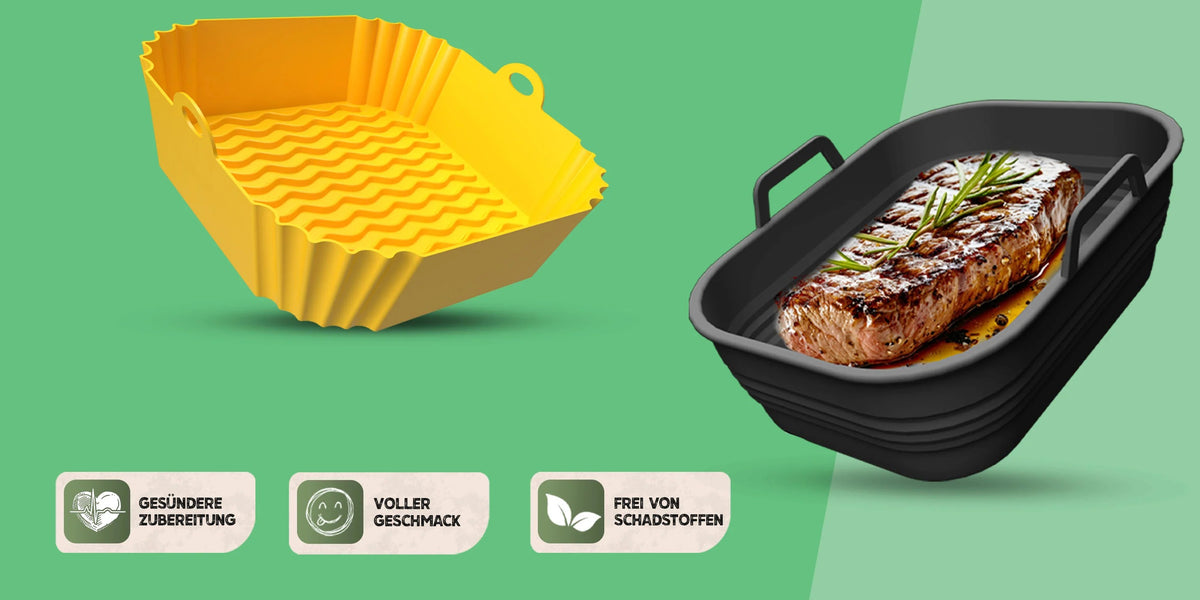 Airfryer Silikonformen von KNUSPERLIEBE