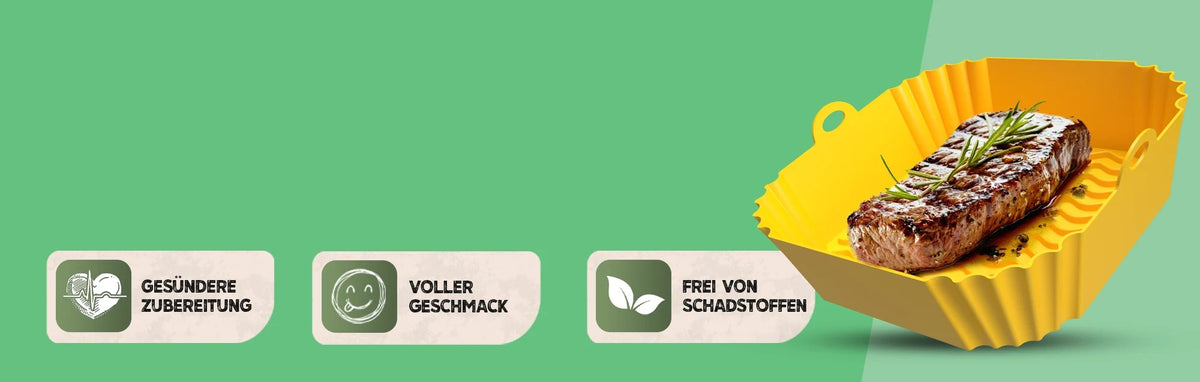 Airfryer Silikonformen von KNUSPERLIEBE